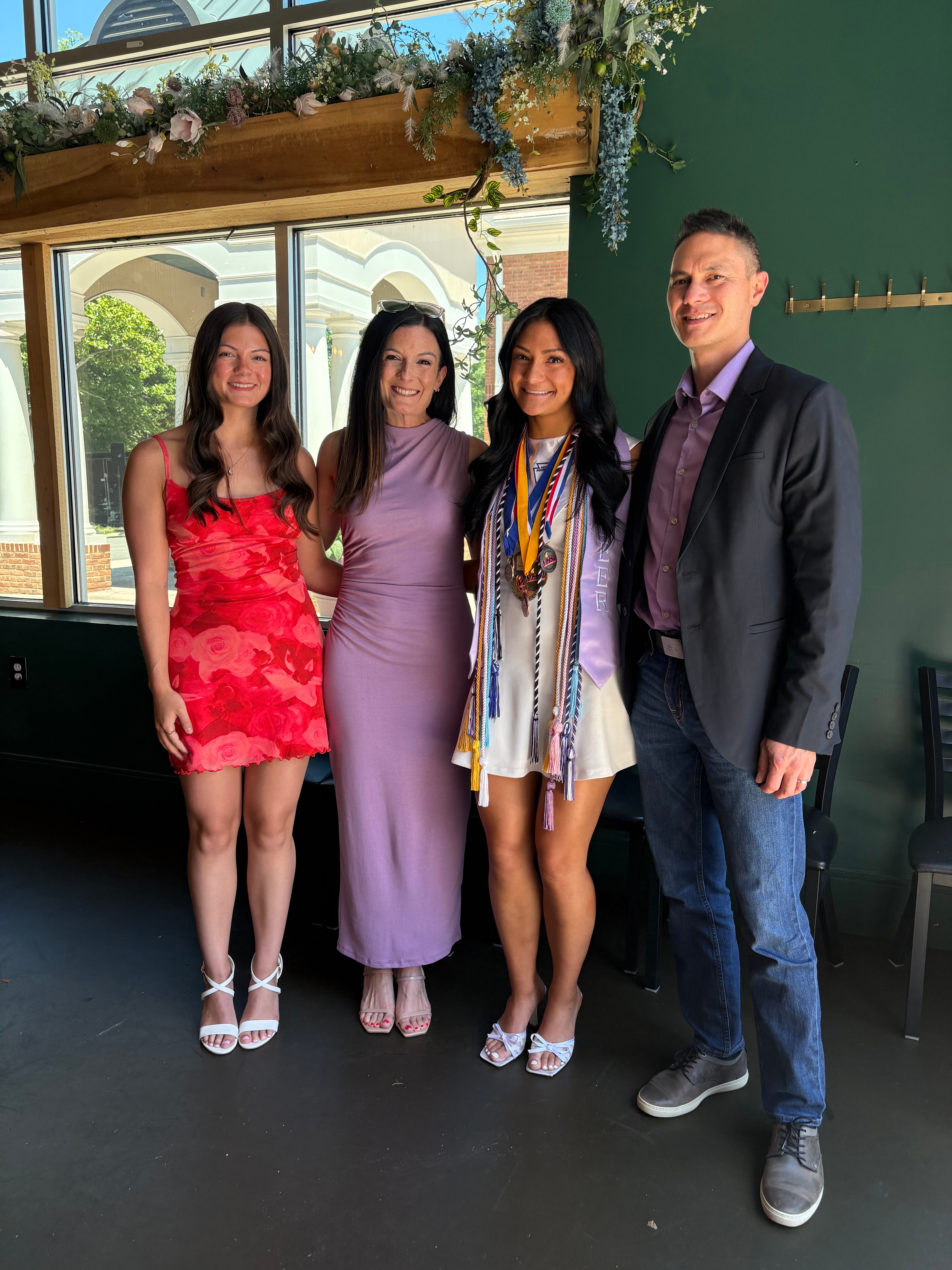 Picture of principal and family