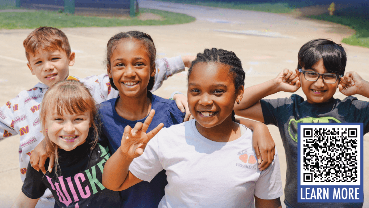 Students smiling