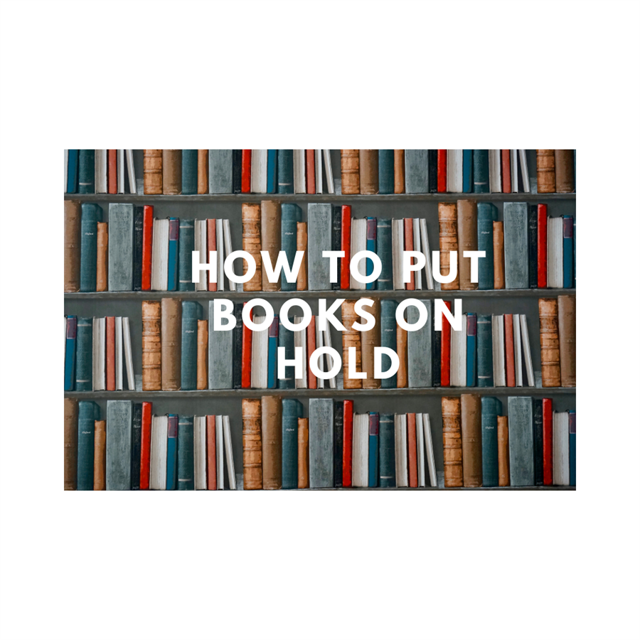 How to put books on hold